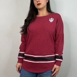 Colosseum Athletics Indiana Hoosier Sequin Long Sleeve Top